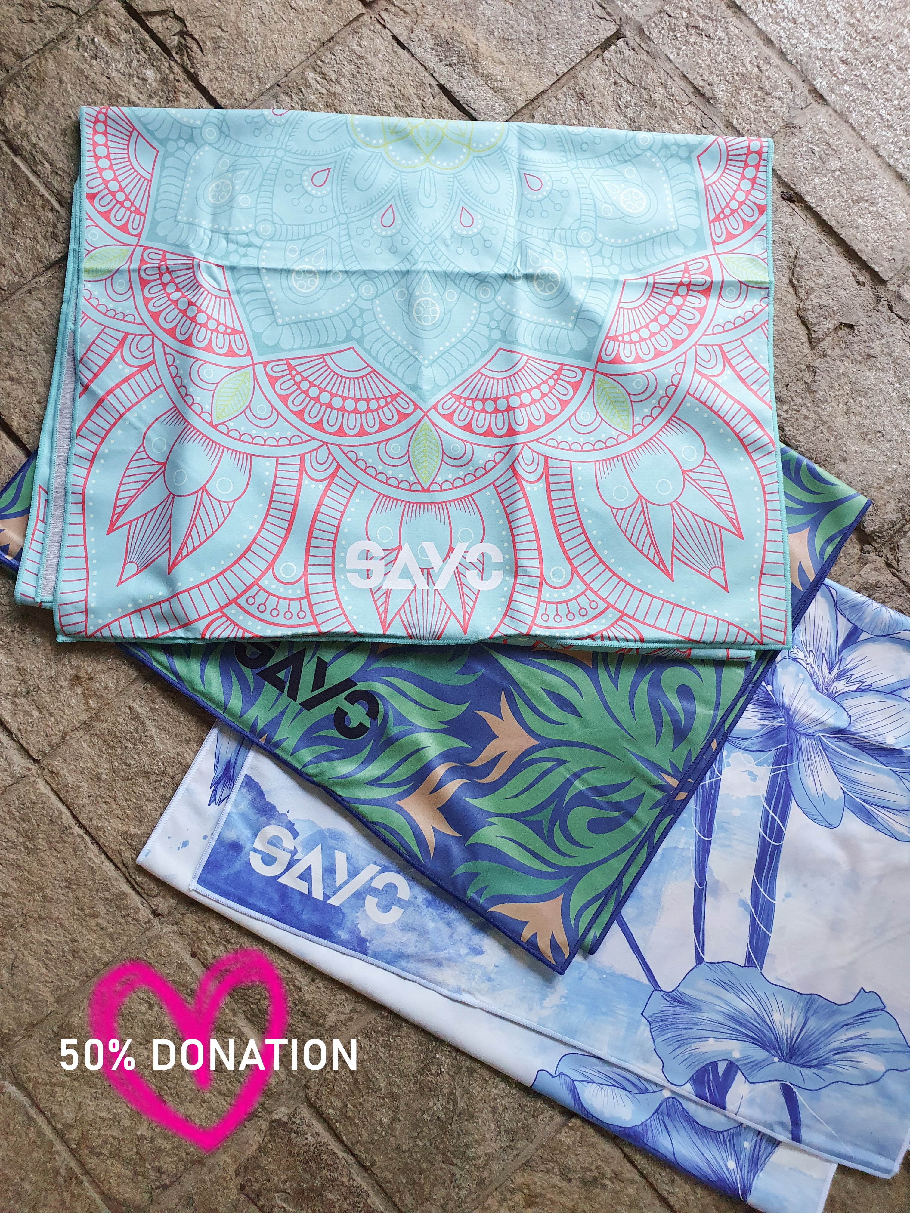 Summer Yoga Towel 50% Donation
